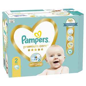 PAMPERS Premium care vel. 2 mega box 4-8 kg 136 ks, poškozený obal