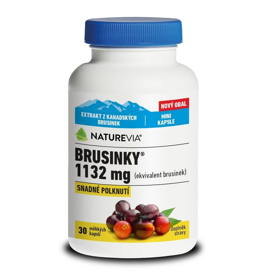 Swiss NatureVia Brusinky 1132mg cps.30