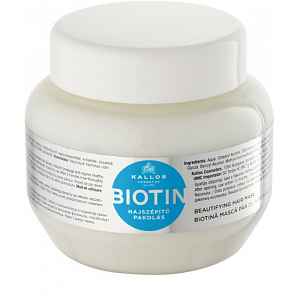 Maska na vlasy s biotinem (Biotin Beautifying Hair Mask) - Objem: 275 ml