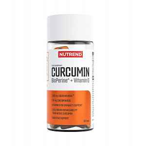 Nutrend Curcumin + Bioperine + Vitamin D 60kapslí