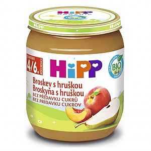 Hipp OVOCE BIO Broskev s hruškou 125 ml