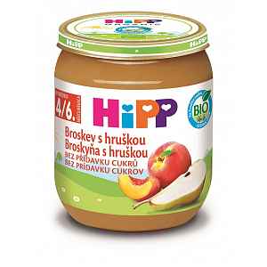 Hipp OVOCE BIO Broskev s hruškou 125 ml