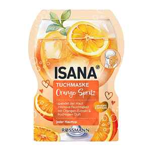 ISANA Pleťová maska Orange spritz