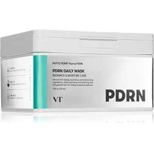 VT Cosmetics PDRN Daily Mask hydratační plátýnková maska pro rozjasnění a vyhlazení pleti velké balení 30 ks