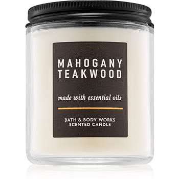 Bath & Body Works Mahogany Teakwood vonná svíčka III. 198 g