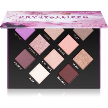 Catrice Crystallized Rose Quartz paleta očních stínů 13 g