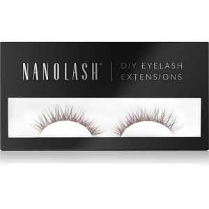 Nanolash DIY Eyelash Extensions sada na domácí prodloužení řas Classy BROWN 36 ks