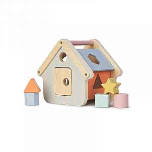Saro Baby dřevěný vkládací domeček 12m+
