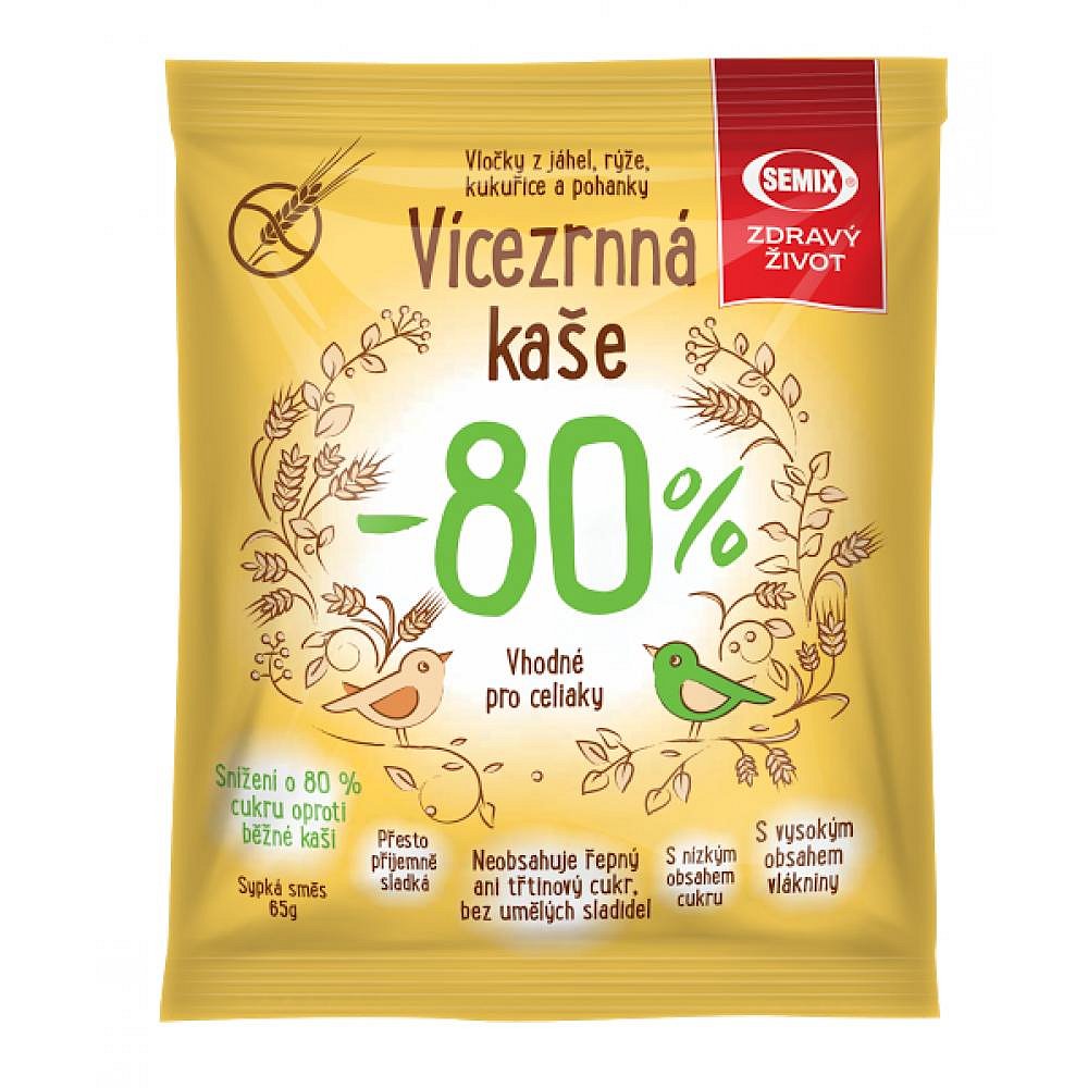 SEMIX Vícezrnná kaše -80% 65 g