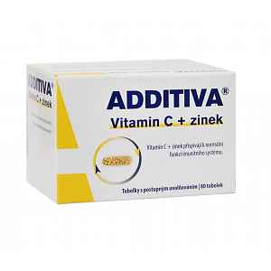 Additiva vitamín C + zinek cps 80