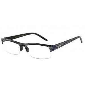 AMERICAN WAY brýle čtecí +1.50 černé s pruhy a pouzdrem