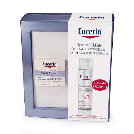 Eucerin Aquaporin Normálna/Suchá pleť + DC minerálne voda 1+1 ZDARMA