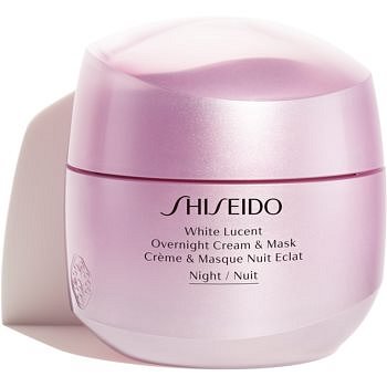 Shiseido White Lucent Overnight Cream & Mask noční hydratační krém a maska proti pigmentovým skvrnám 75 ml