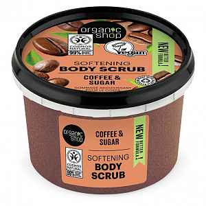 Organic Shop Organic Coffee & Sugar kávový tělový peeling 250 ml