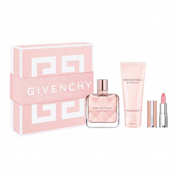 Givenchy Irresistible dárkový set Edp 50 ml + tělové mléko 75 ml + miniatura rtěnky Rose Perfecto