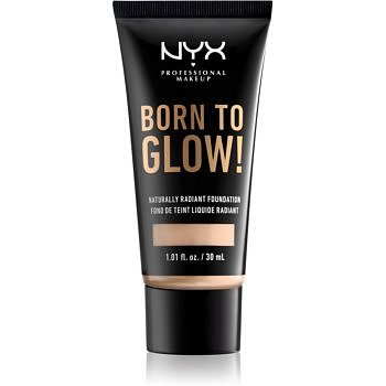 NYX Professional Makeup Born To Glow tekutý rozjasňující make-up odstín 04 Light Ivory 30 ml