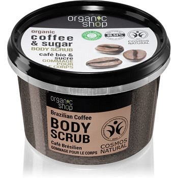 Organic Shop Organic Coffee & Sugar kávový tělový peeling 250 ml