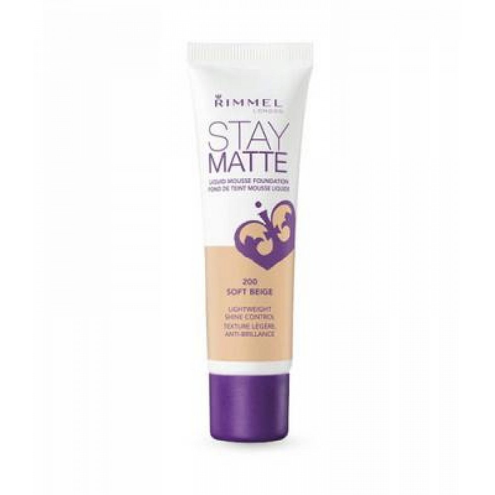 RIMMEL LONDON Stay Matte Liquid Mousse Foundation 300 Sand 30ml