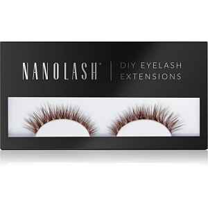 Nanolash DIY Eyelash Extensions sada na domácí prodloužení řas Fantasy BROWN 36 ks