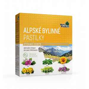 Naturprodukt Alpské bylinné pastilky 20 ks