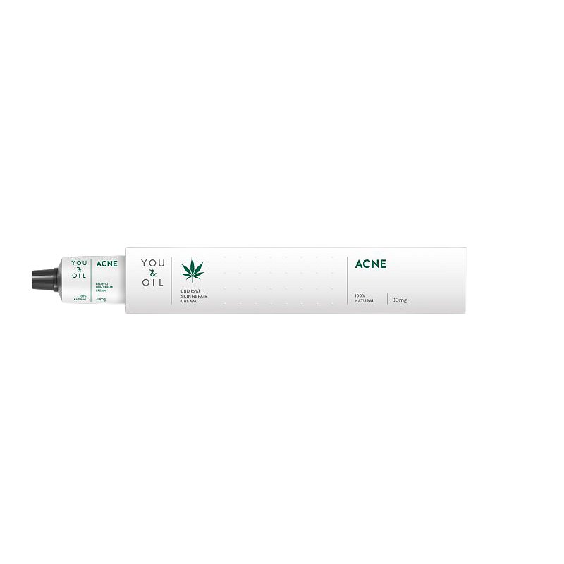 You & Oil Pleťový krém proti akné s 5% obsahem CBD 30ml