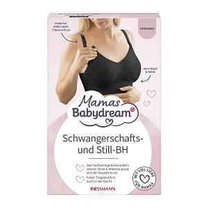 Babydream Mamas Kojící podprsenka černá L