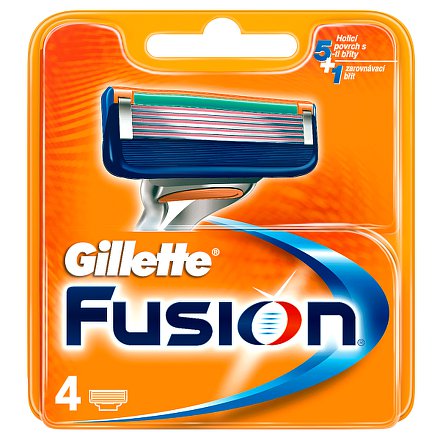 Gillette FUSION náhradní hlavice 4ks