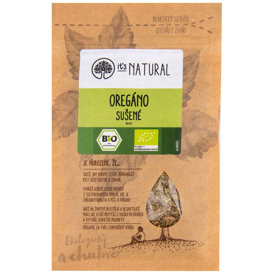 It’s NATURAL Oregáno sušené BIO 7g
