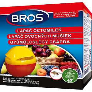 BROS Lapač octomilek 1ks +náplň