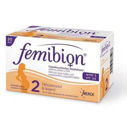 Femibion 2 s vit. D3 tbl.30 + tob.30