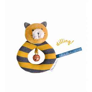 Moulin Roty Chrastící plyšový kroužek Lulu
