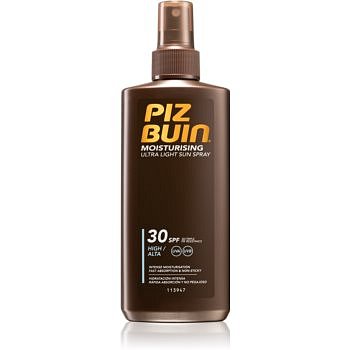 Piz Buin Moisturising lehký sprej na opalování SPF 30 200 ml