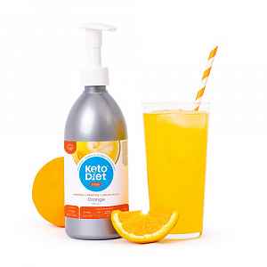 KetoDiet Sirup bez cukru s příchutí orange 500ml