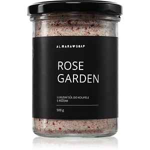 Almara Soap Bath Salt relaxační sůl do koupele s vůní Rose Garden 450 g