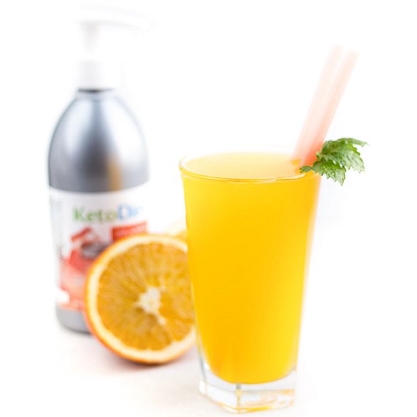 KetoDiet Sirup bez cukru s příchutí orange 500ml