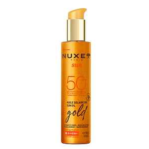 Nuxe Sun Zlatavý opalovací olej na tvář a tělo SPF50 150 ml