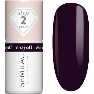 Semilac Easy Off Step 2 gelový lak na nehty s použitím UV/LED lampy odstín Berry On Top 7 ml