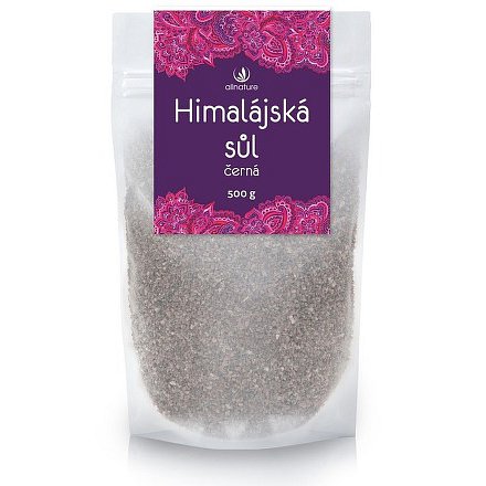 Allnature Himalájská sůl černá 500 g