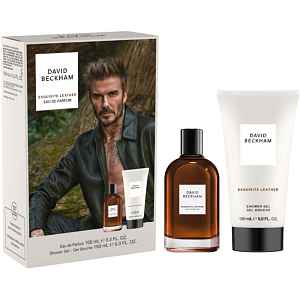 David Beckham Exquisite Leather dárková sada pro muže