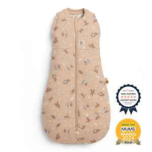 ERGOPOUCH Zavinovačka a pytel na spaní 2v1 Cocoon Melody  3-6m, 6-8kg, 2,5tog