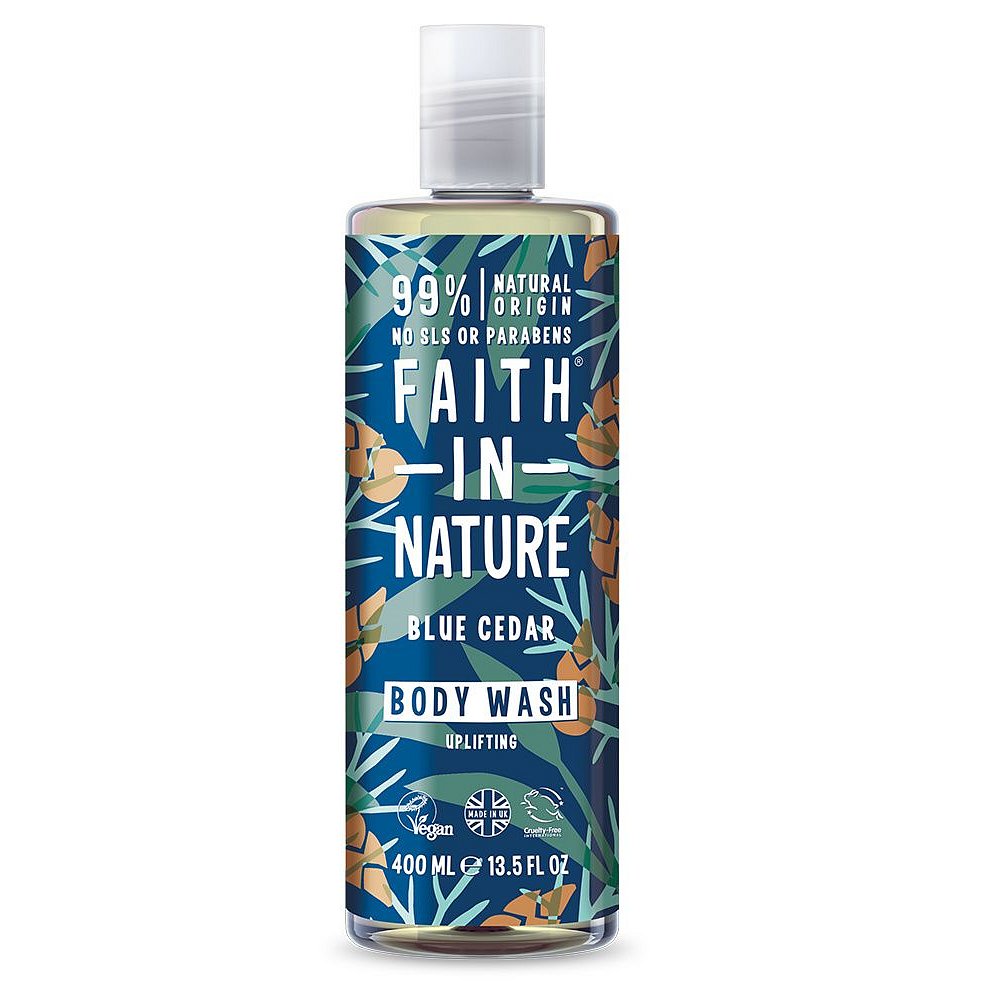 Faith in Nature Sprchový gel Modrý cedr MAXI 400 ml