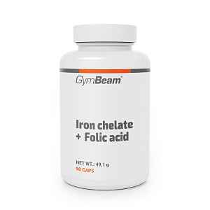 GymBeam Železo chelát + Kyselina listová