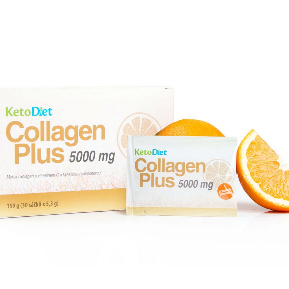 KETODIET Collagen Plus 5000 mg pomeranč 30 sáčků