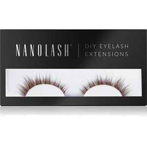 Nanolash DIY Eyelash Extensions sada na domácí prodloužení řas Divine BROWN 36 ks