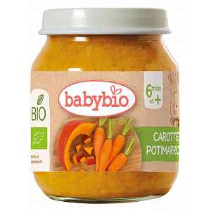 BABYBIO Bio mrkev a dýně 130 g
