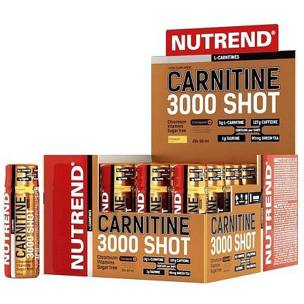 CARNITINE 3000 SHOT, 20x60 ml, jahoda