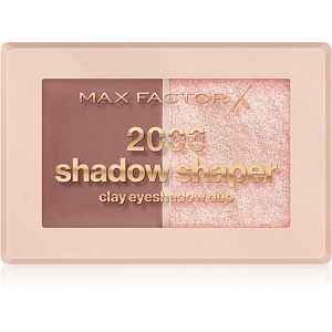 Max Factor 2000 Calorie Shadow Shaper duo oční stíny odstín 010 Clay Gleam 4 g
