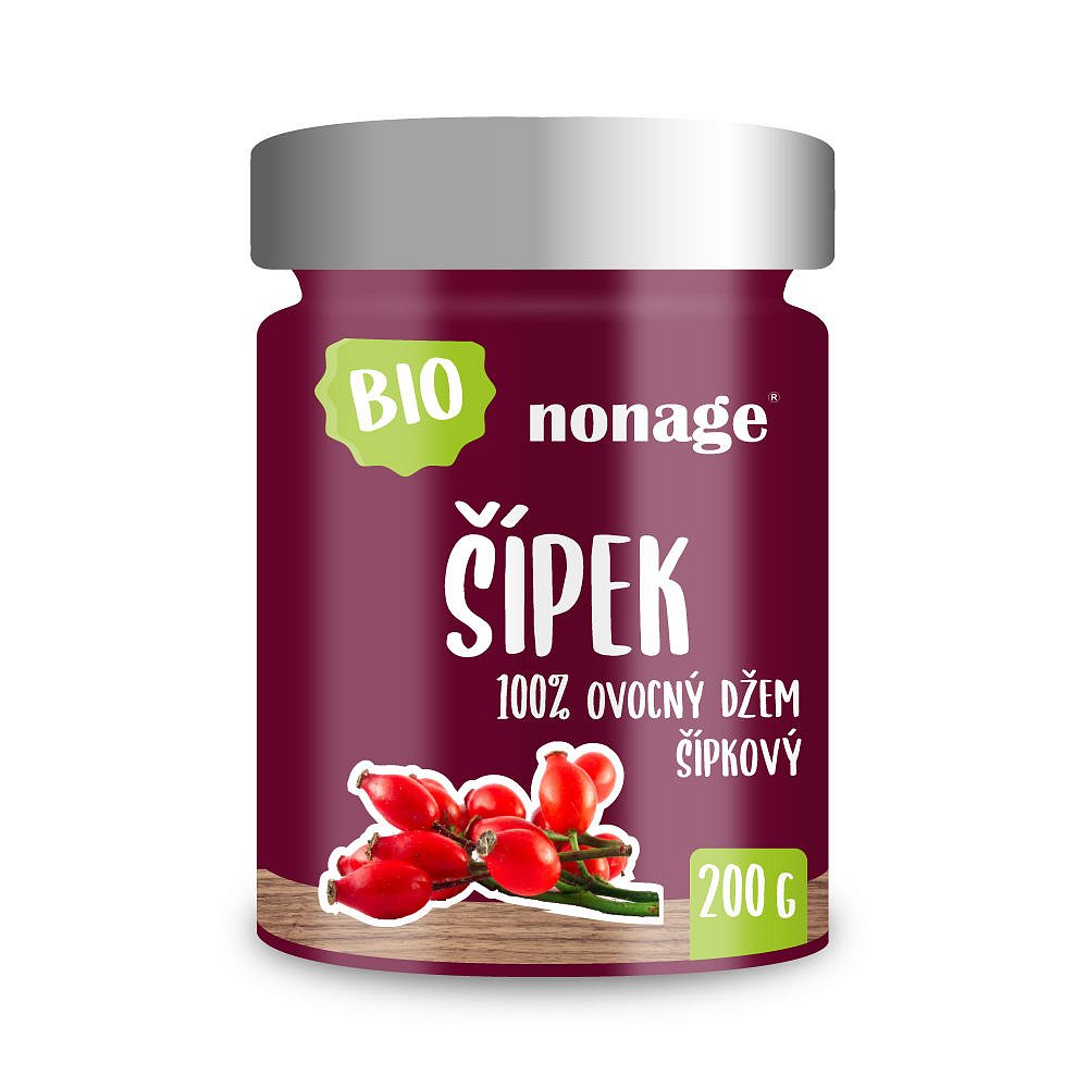 NONAGE Šípkový ovocný džem premium BIO 200 g