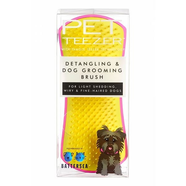 Pet Teezer Detangling Pink Kartáč pro rozčesávání všech typů psích kožíšků