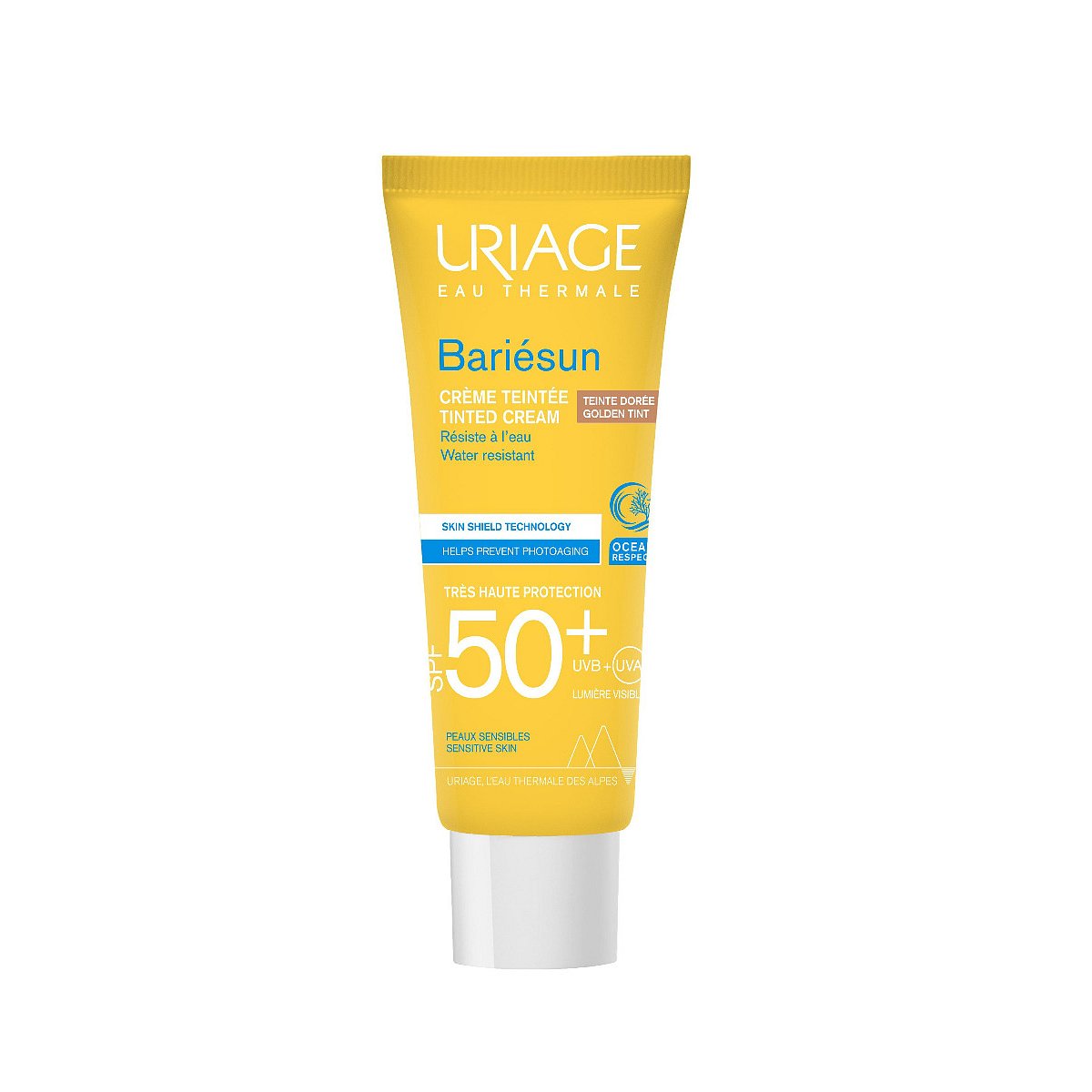 Uriage Bariésun Tónovaný opalovací krém zlatý odstín SPF50+ 50 ml